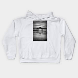 Cromer Sunset Monochrome Kids Hoodie